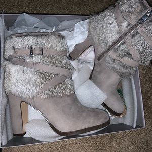 Louise et Cie- NWT genuine fur boots